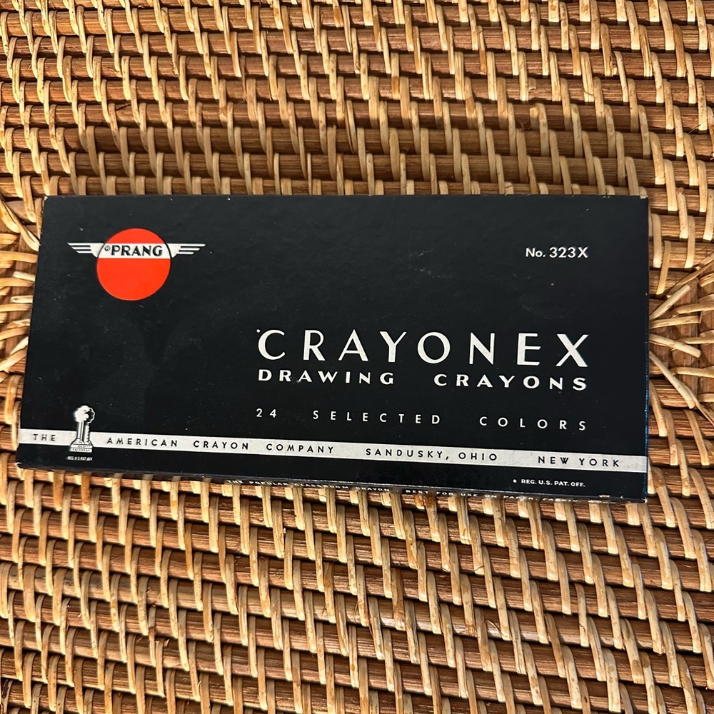 Prang set of vintage crayons